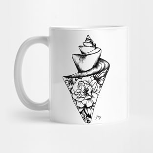 Floral Shell Mug